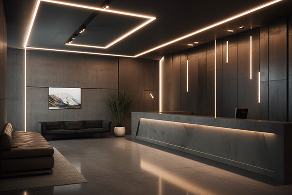 Modern Workplace Tube Lights